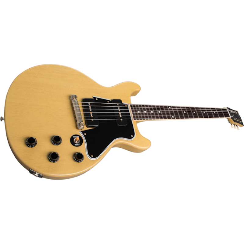Gibson Custom Shop 1960 Les Paul Special Double Cut Reissue in TV Yellow with Custom Shop Hardcase (LPSPDC60VOTVNH1) - Image 6