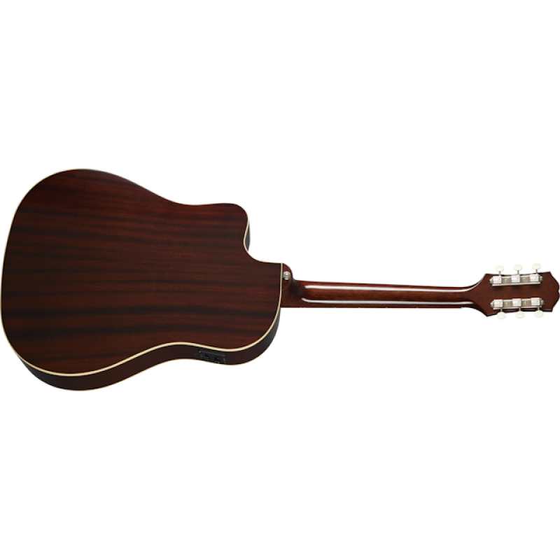Epiphone J45EC Electro Acoustic in Aged Vintage Sunburst Gloss (IGMTJ45CAVSNH1) - Image 5