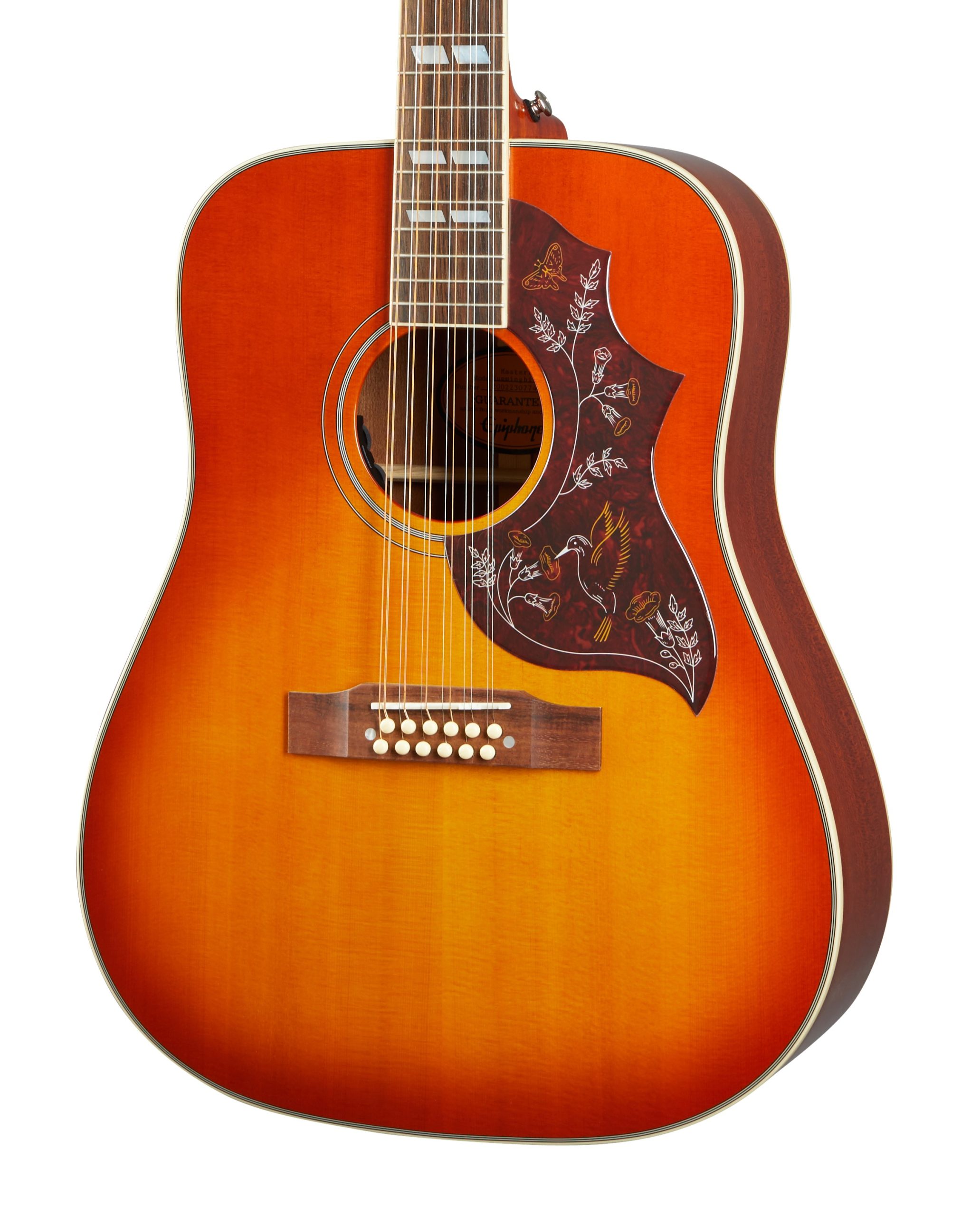 Epiphone hummingbird 12 string top