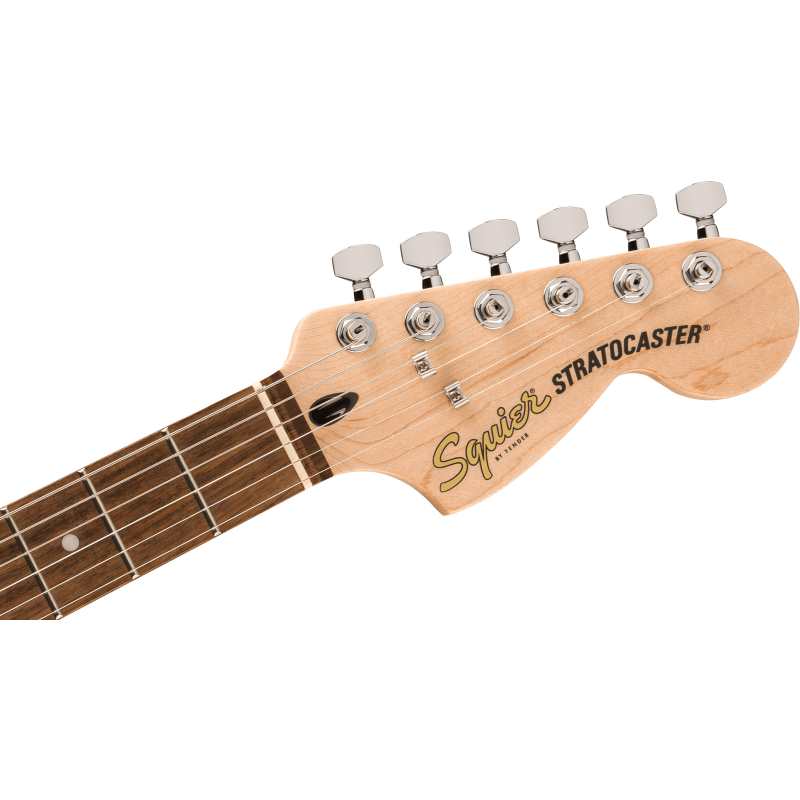 Squier Affinity Series Jazz Bass VI, Black Metallic, 0378671565 - Image 5