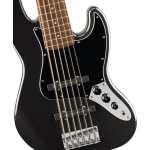 Squier Affinity Series Jazz Bass VI, Black Metallic, 0378671565