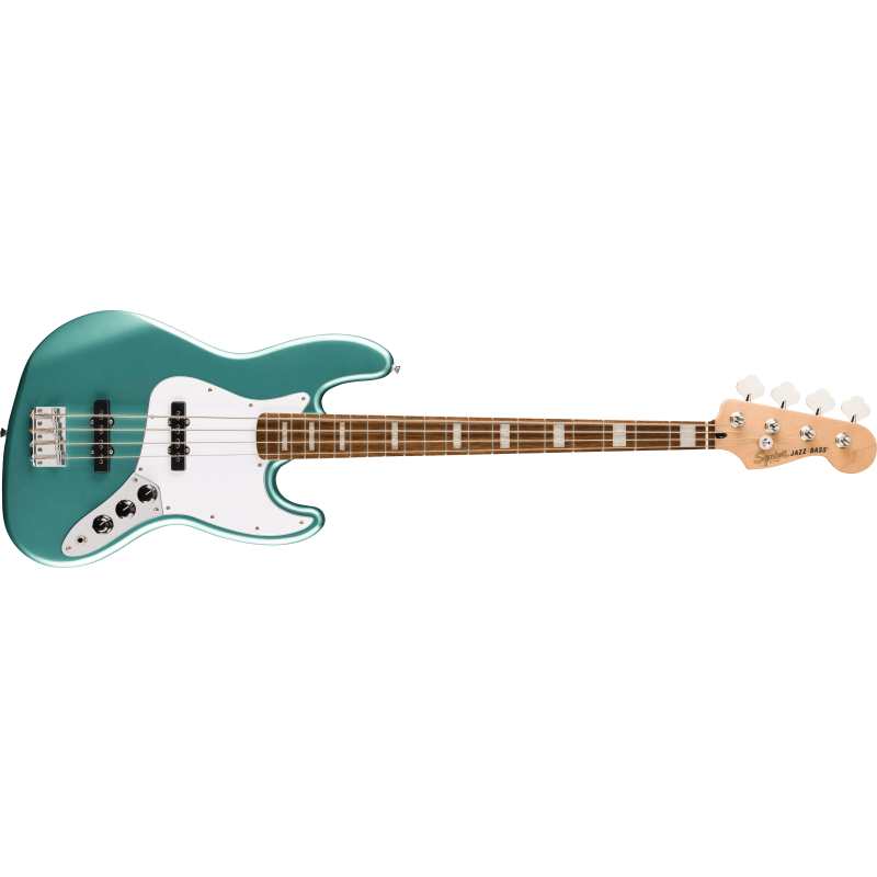 Squier Affinity Series Active Jazz Bass, Mystic Sea Foam Green - Image 2