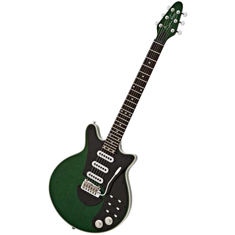 Brian May Special LE Signature Guitar in Emerald Green with Padded Gigbag - Image 5