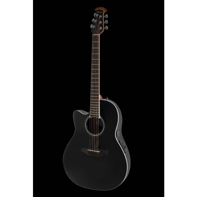 Ovation E-Acoustic Guitar Celebrity CS Standard Mid Cutaway, Lefthanded, Black - Image 8