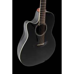 Ovation E-Acoustic Guitar Celebrity CS Standard Mid Cutaway, Lefthanded, Black