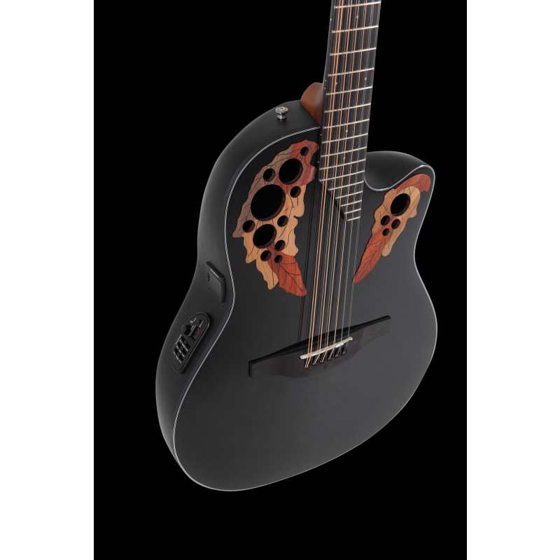 Ovation CE44 Celebrity Elite Mid Cut 12-String, Black