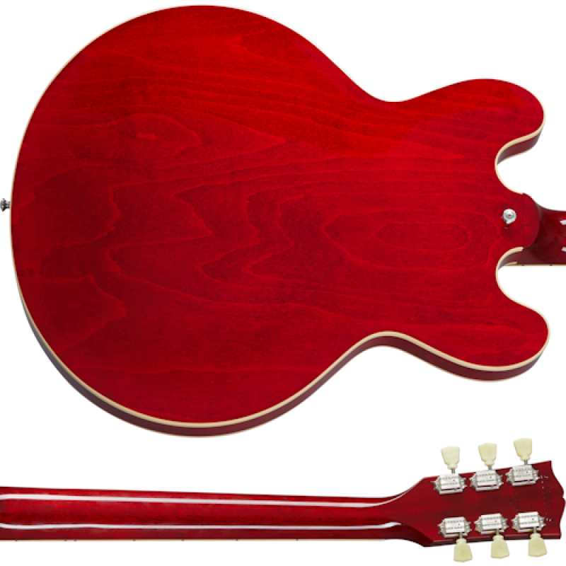 Gibson ES345 Double-cut Semi-hollow Body Electric Guitar in Sixties Cherry Finish - Image 5