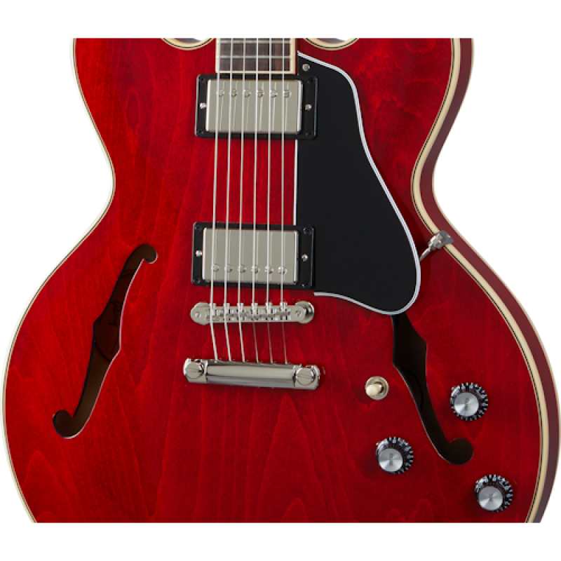 Gibson ES345 Double-cut Semi-hollow Body Electric Guitar in Sixties Cherry Finish - Image 3