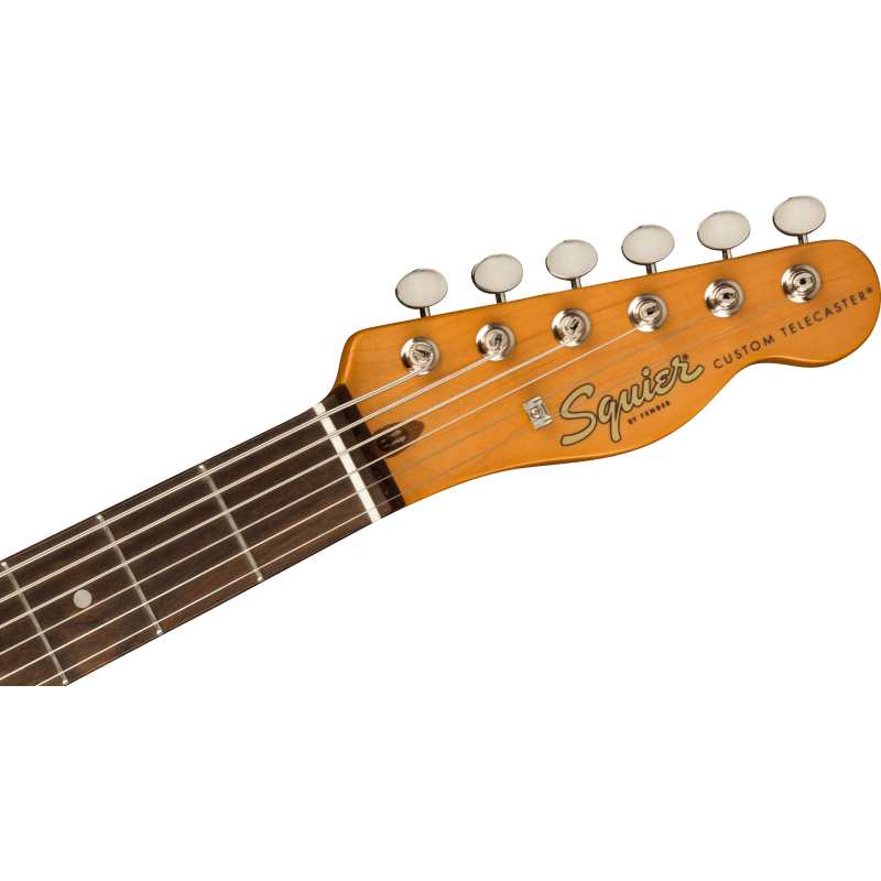 Squier Classic Vibe Baritone Custom Telecaster, Black - Image 4
