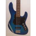 FGN Guitars BMJ2-R 4-String Bass, Transparent Blue Burst