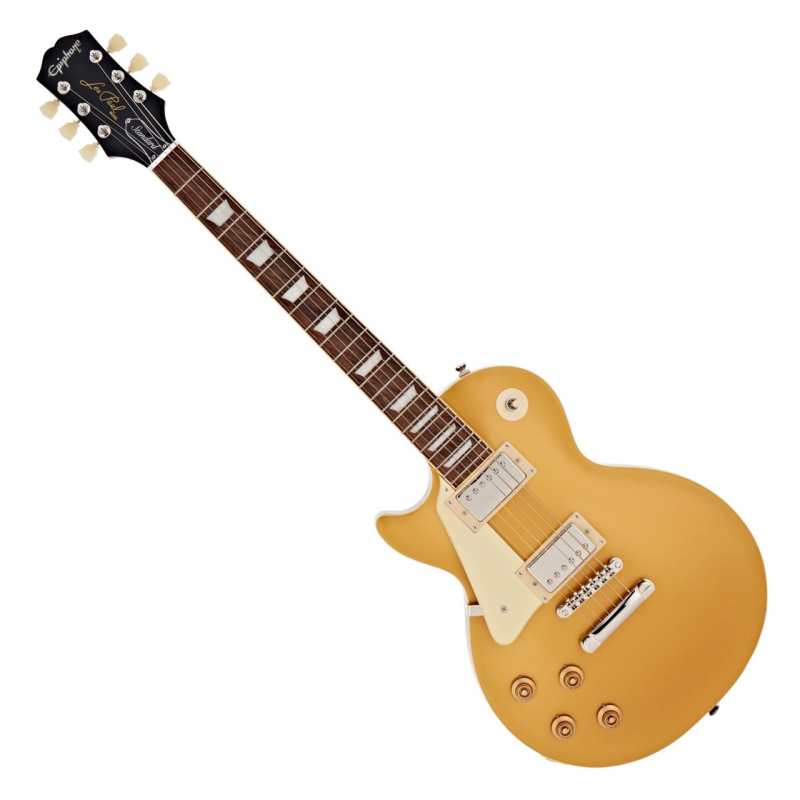 Epiphone Les Paul Standard 50s, Metallic Gold (EILS5LMGNH1) Lefthanded - Image 3