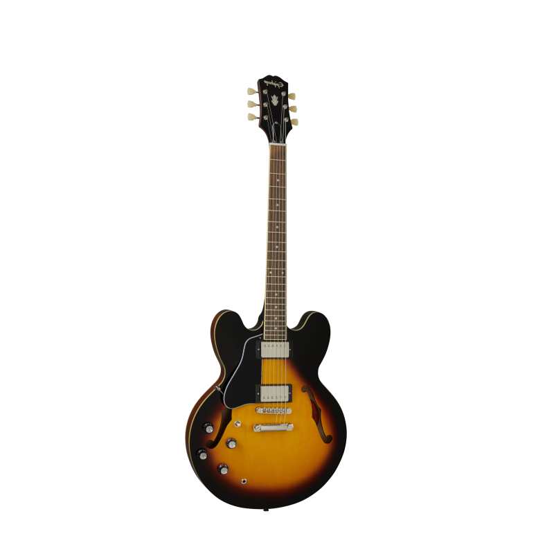 Epiphone ES-335 Vintage Sunburst Guitar Lefthanded - Image 3