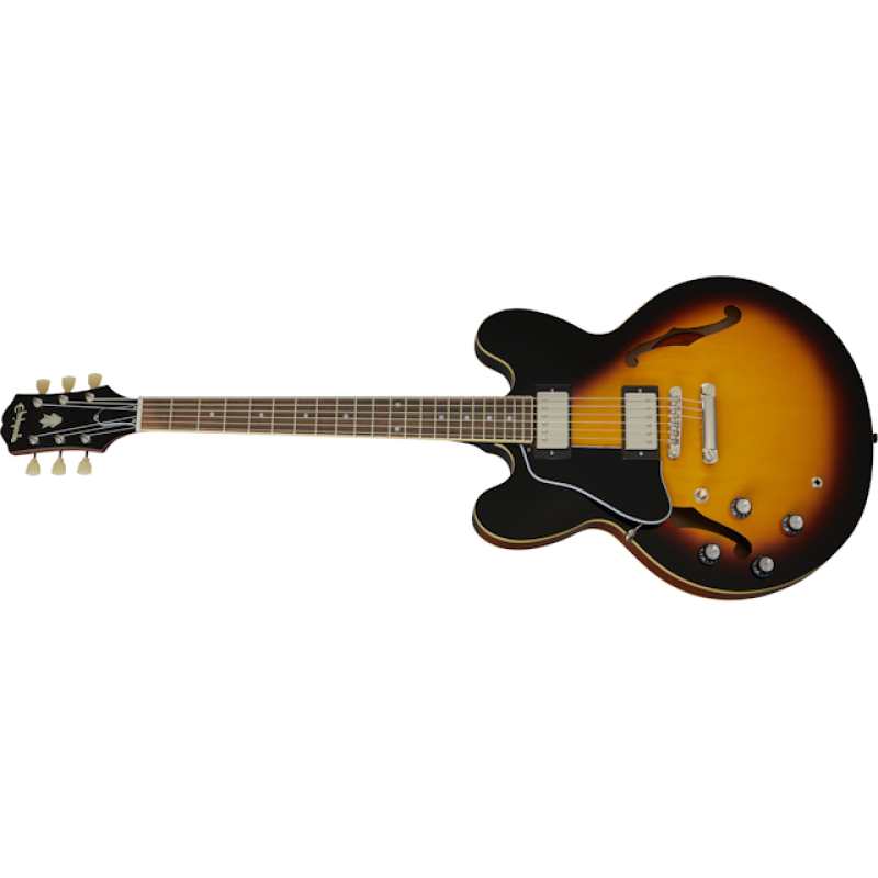Epiphone ES-335 Vintage Sunburst Guitar Lefthanded - Image 2