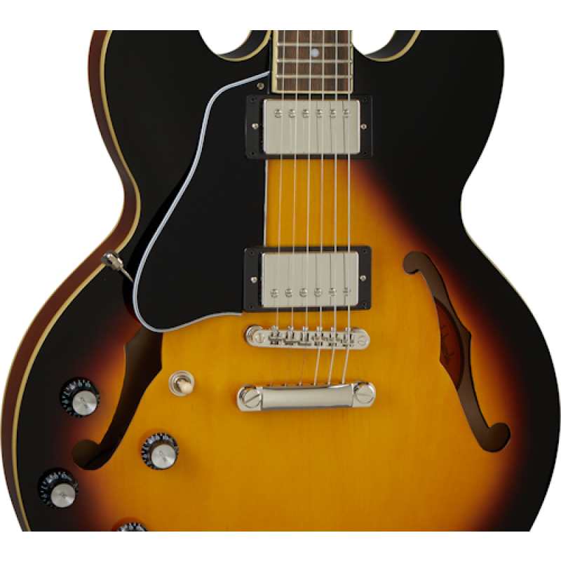 Epiphone ES-335 Vintage Sunburst Guitar Lefthanded - Image 4