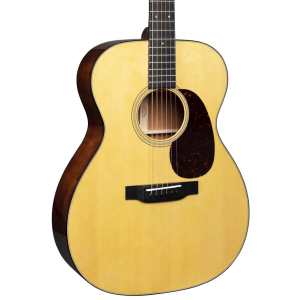 Martin 00018 Standard Series All Solid Auditorium 000 Model Acoustic Guitar in Natural with Hardcase (OOO18) 2025 Version