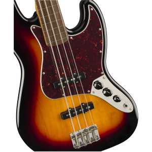 Squier Classic Vibe 60s Jazz Bass Fretless, 3-Colour Sunburst