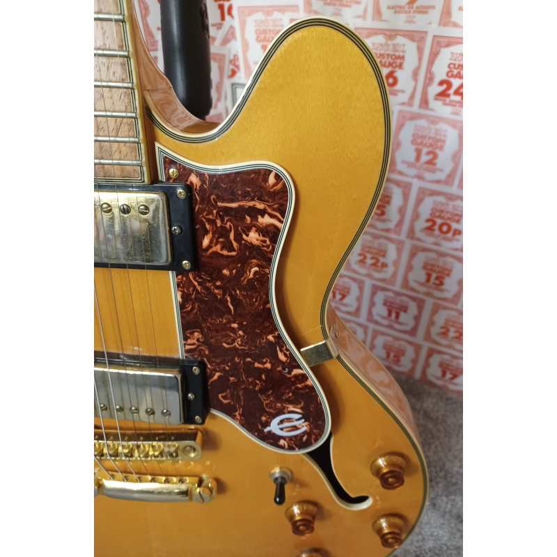 Epiphone Sheraton II Semi Hollow Electric Guitar, Natural, Circa 1989, Secondhand - Image 5