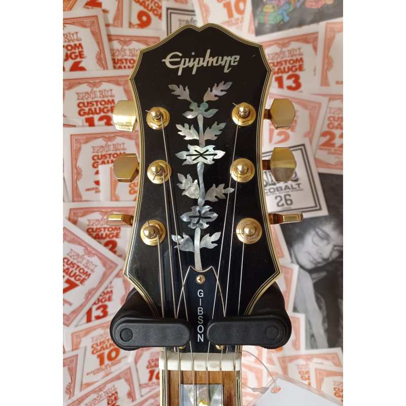 Epiphone Sheraton II Semi Hollow Electric Guitar, Natural, Circa 1989, Secondhand - Image 4