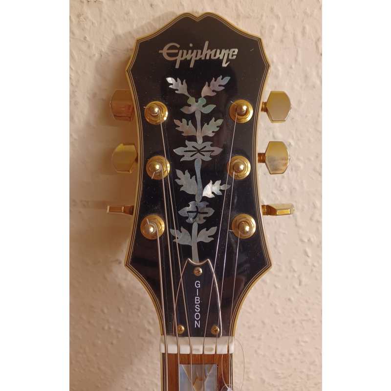 Epiphone Sheraton II Semi Hollow Electric Guitar, Natural, Circa 1989, Secondhand - Image 12