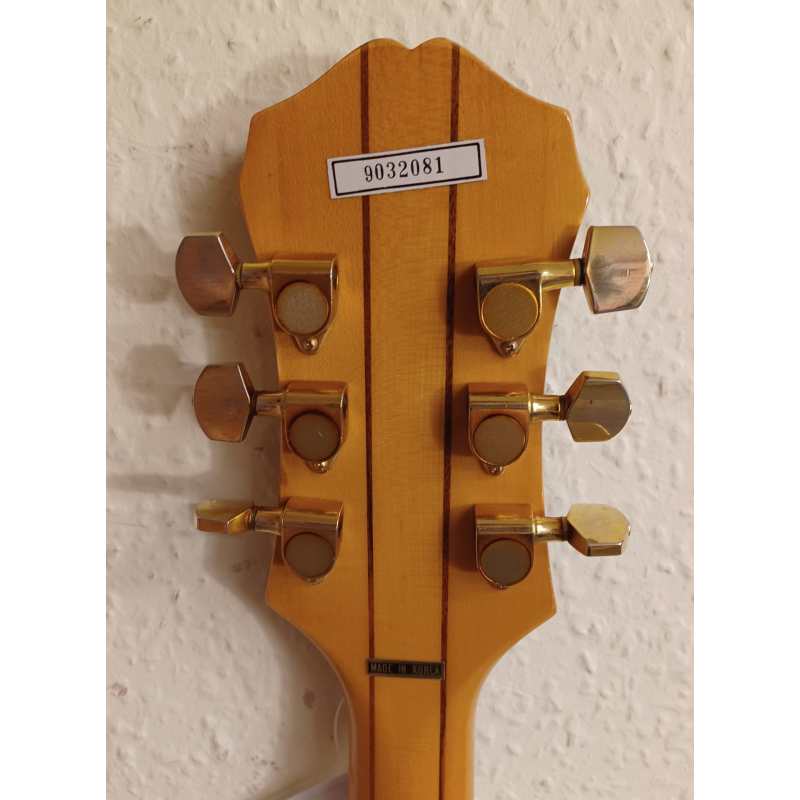 Epiphone Sheraton II Semi Hollow Electric Guitar, Natural, Circa 1989, Secondhand - Image 11