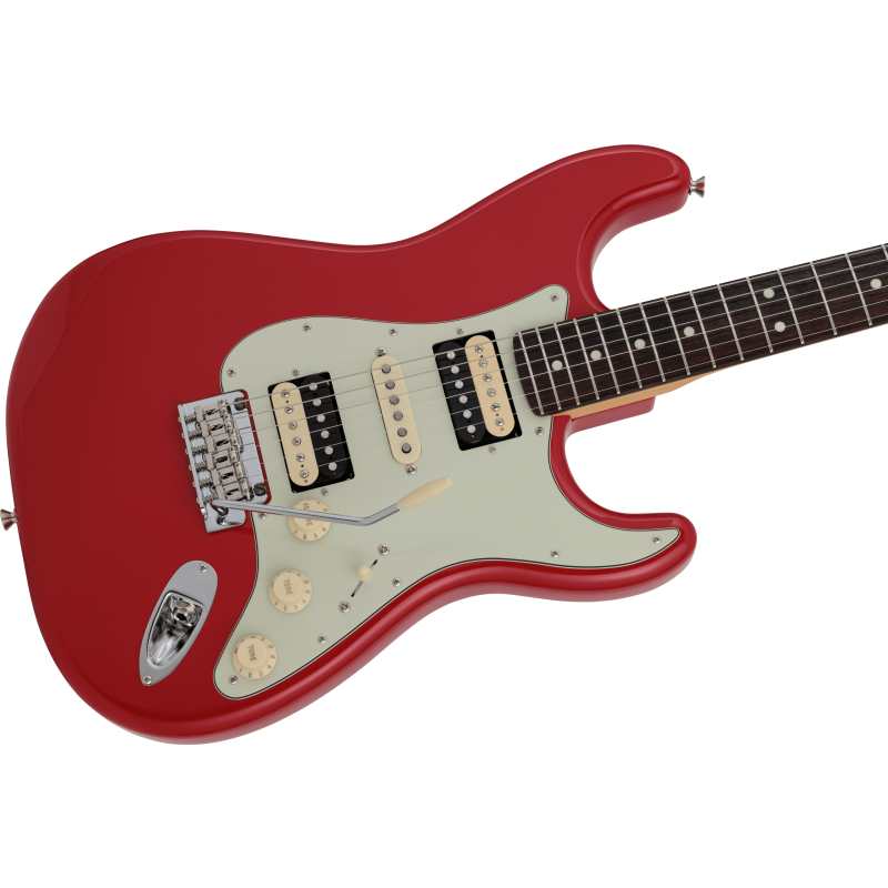 Fender 2024 Collection, Made in Japan Hybrid II Stratocaster HSH, Modena Red - Image 6
