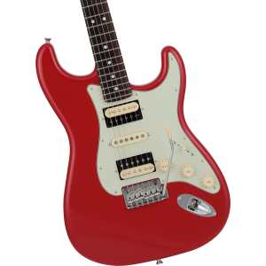 Fender 2024 Collection, Made in Japan Hybrid II Stratocaster HSH, Modena Red