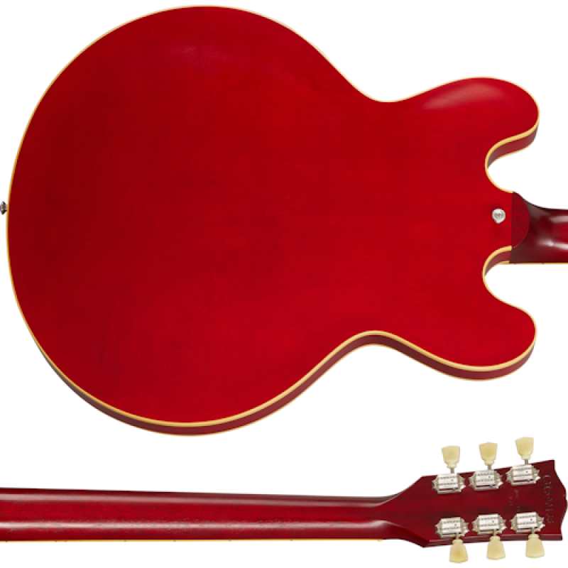 Gibson ES335 Satin, Faded Cherry (ES-335) - Image 3