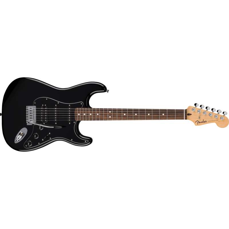 Fender Standard Stratocaster HSS, Black (0266441506) - Image 2