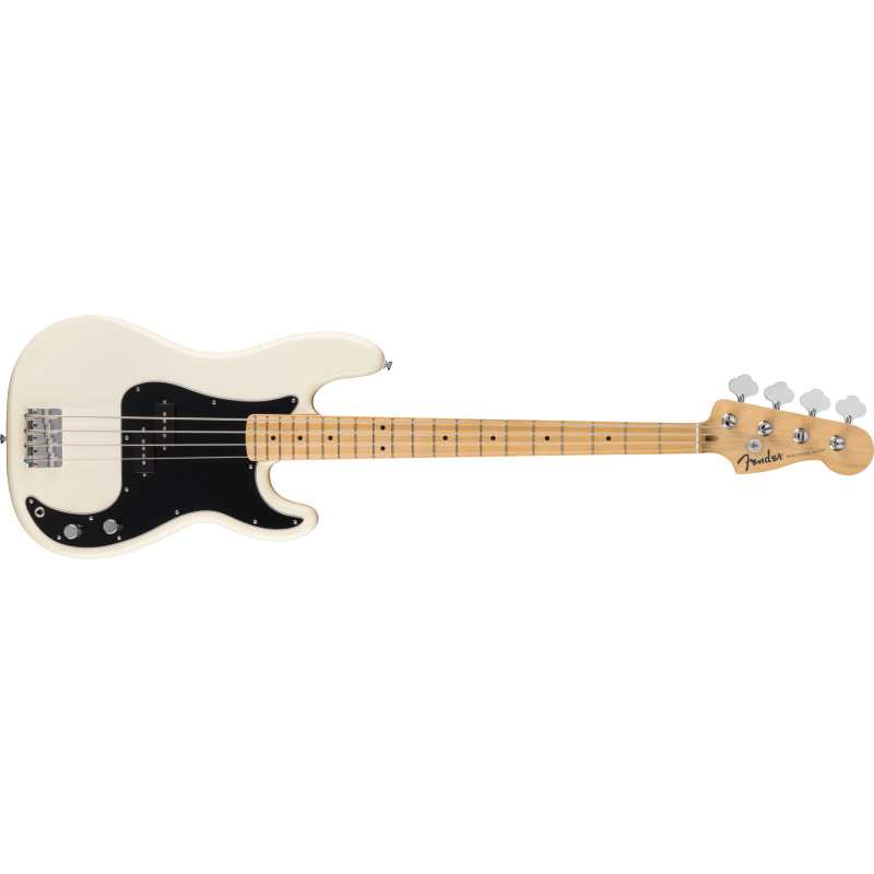 Fender Standard Precision Bass, Olympic White (0266621505) - Image 2