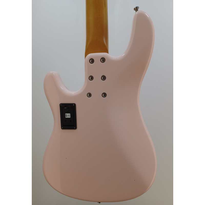Sandberg California V 4-String, Soft Aged Shell Pink Finish - Image 14