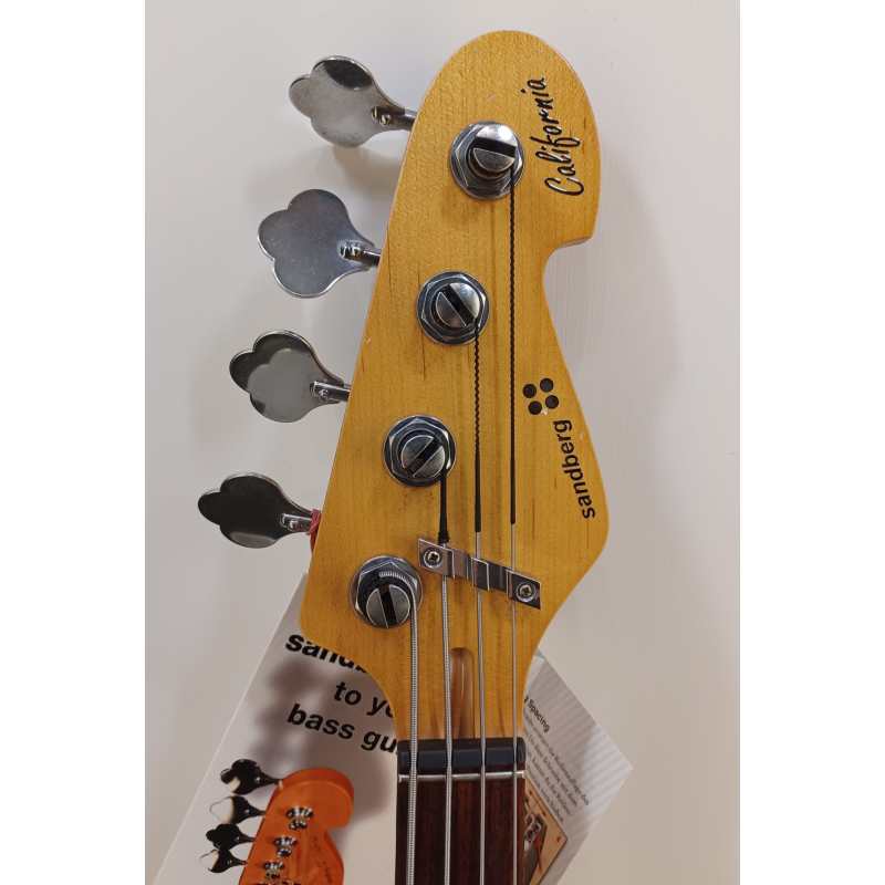 Sandberg California V 4-String, Soft Aged Shell Pink Finish - Image 16