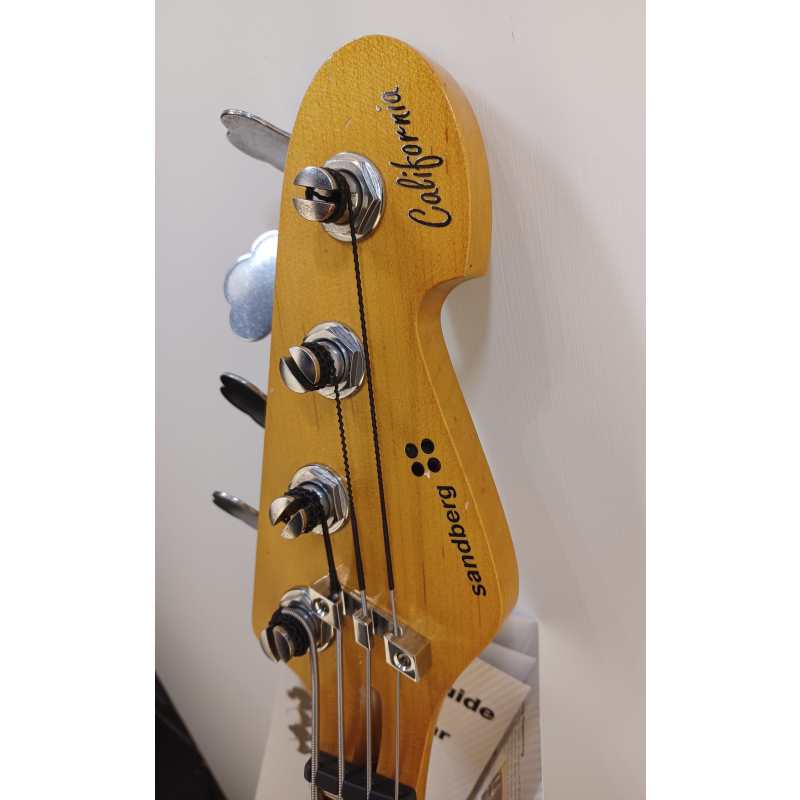 Sandberg California V 4-String, Soft Aged Shell Pink Finish - Image 17