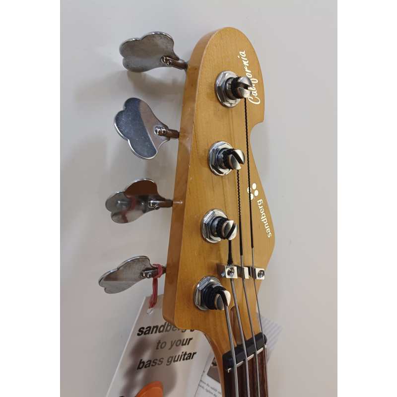 Sandberg California V 4-String, Soft Aged Shell Pink Finish - Image 18