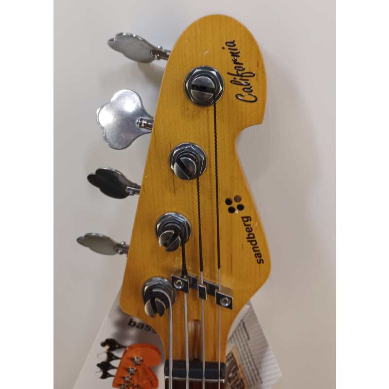 Sandberg California V 4-String, Soft Aged Shell Pink Finish - Image 21
