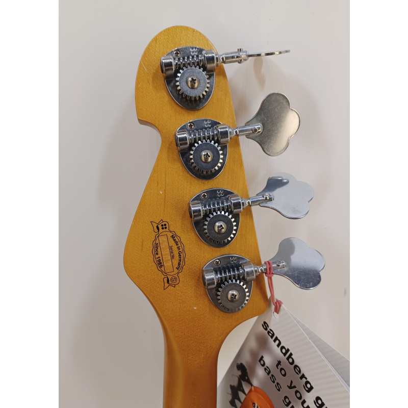 Sandberg California V 4-String, Soft Aged Shell Pink Finish - Image 6