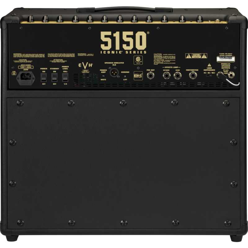EVH 5150 Iconic Series 40W EL34 1x12 Combo, Black - Image 5