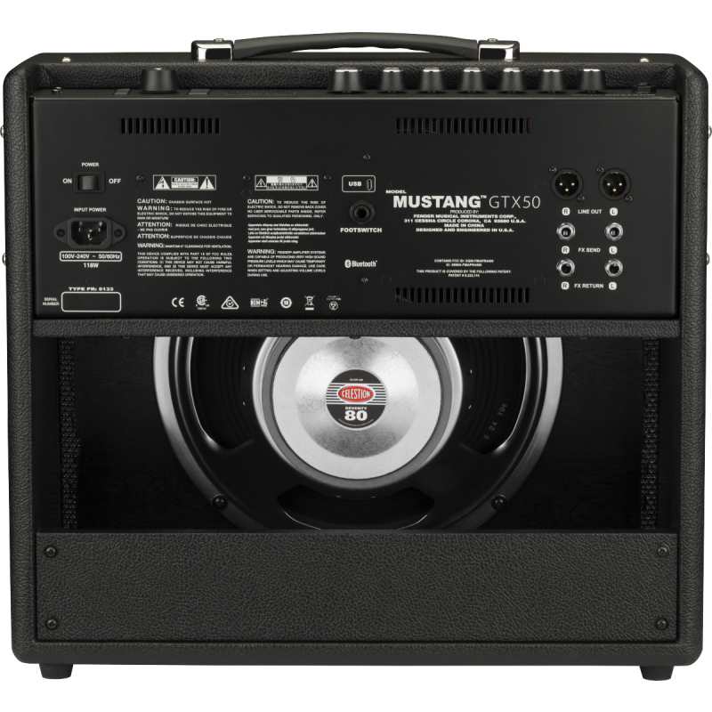Fender Mustang GTX50, Guitar Amp Combo 2310604000 - Image 4