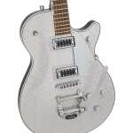 Gretsch G5230T Electromatic Sparkle Jet FT Single-Cut with Bigsby, Silver Sparkle