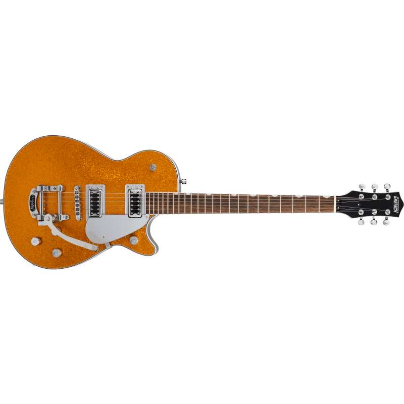 Gretsch G5230T Electromatic Sparkle Jet FT Single-Cut with Bigsby, Gold Sparkle - Image 2