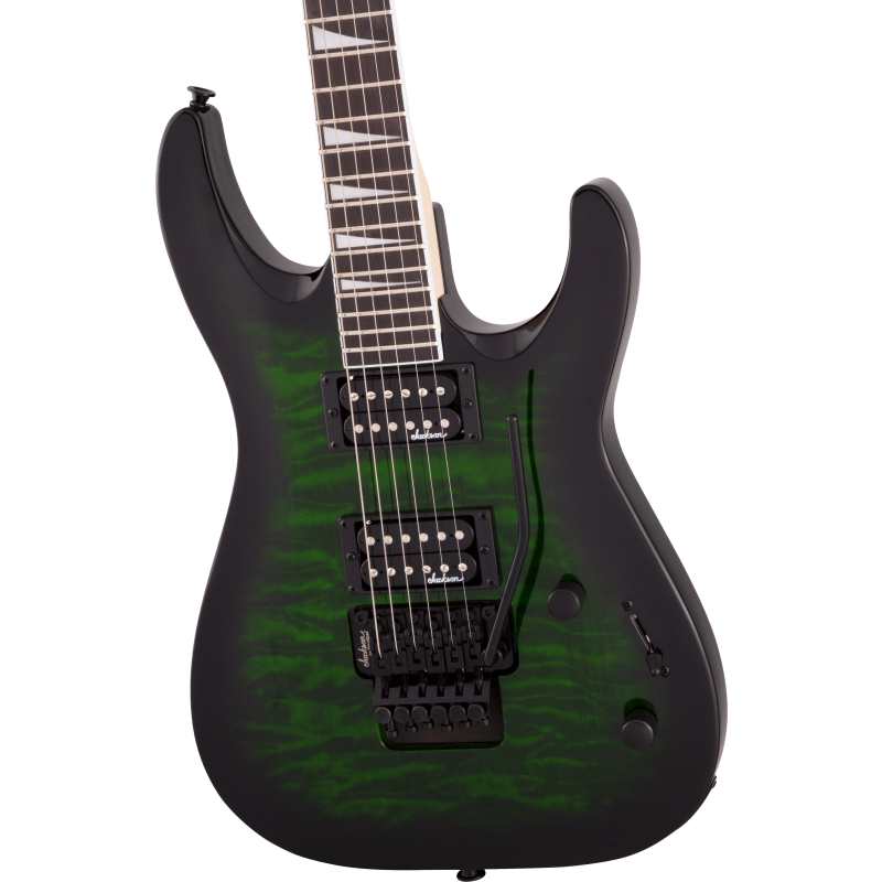 Jackson JS32Q DKA HT, Transparent Green Burst 2918804587