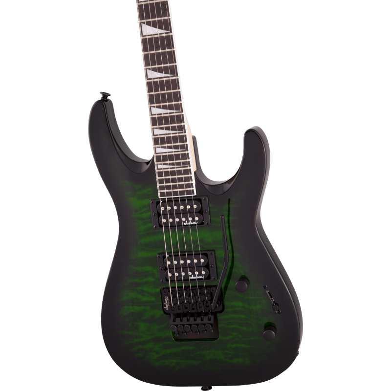 Jackson JS32Q DKA HT, Transparent Green Burst 2918804587 - Image 8