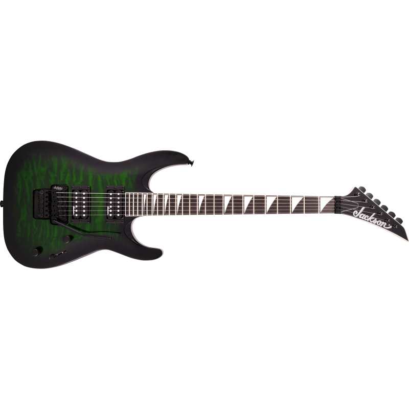 Jackson JS Series Dinky Arch Top JS32Q DKA, Transparent Green Burst 2918804587 - Image 7