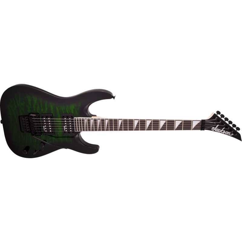 Jackson JS Series Dinky Arch Top JS32Q DKA, Transparent Green Burst 2918804587 - Image 8