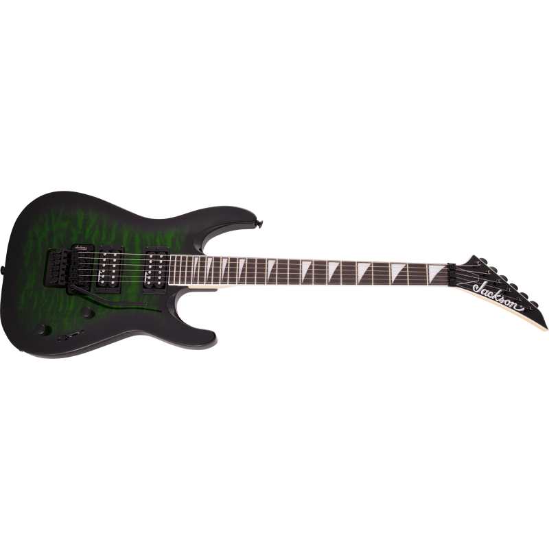 Jackson JS Series Dinky Arch Top JS32Q DKA, Transparent Green Burst 2918804587 - Image 2