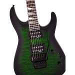 Jackson JS Series Dinky Arch Top JS32Q DKA, Transparent Green Burst 2918804587
