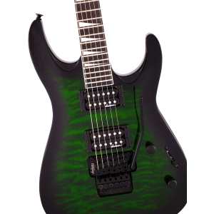 Jackson JS Series Dinky Arch Top JS32Q DKA, Transparent Green Burst 2918804587