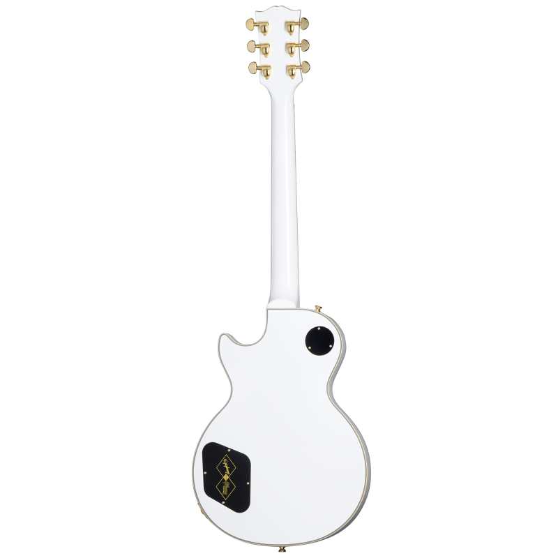 Epiphone Inspired By Gibson Custom Les Paul Custom Alpine White (ECLPCAWGH1) - Image 5