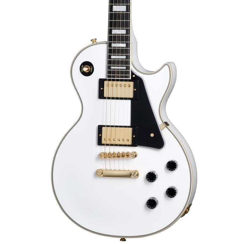 Epiphone Inspired By Gibson Custom Les Paul Custom Alpine White (ECLPCAWGH1)