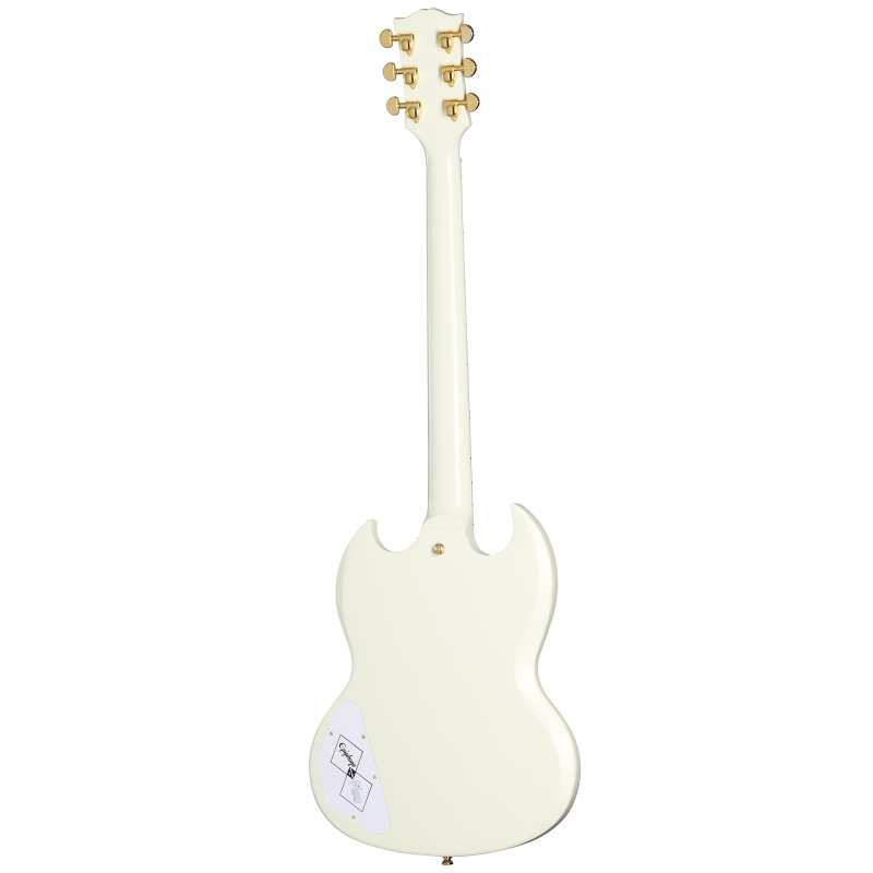 Epiphone 1963 Les Paul SG Custom with Maestro Vibrola, Classic White - Image 5