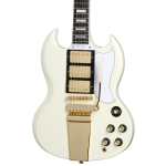 Epiphone 1963 Les Paul SG Custom with Maestro Vibrola, Classic White